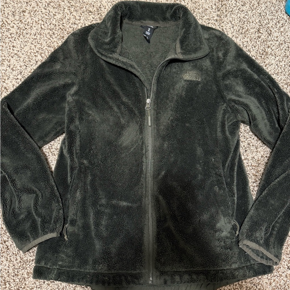The North Face Olive Fleece Jacket